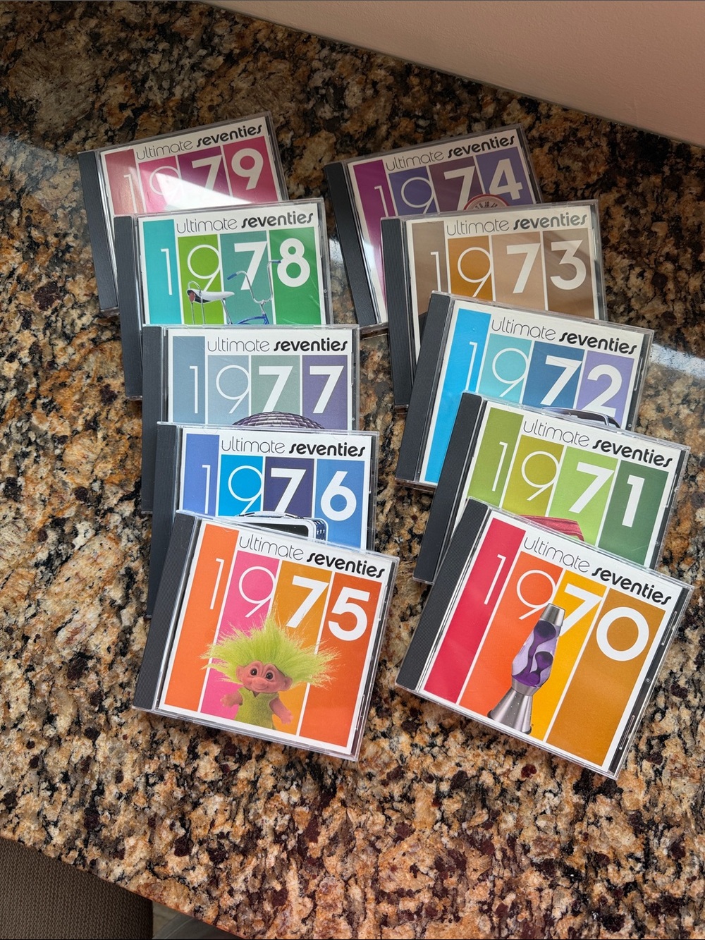 70’s CD Case Collection